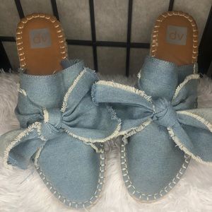Women DV-Dolce Vita Denim Espadrille Mules